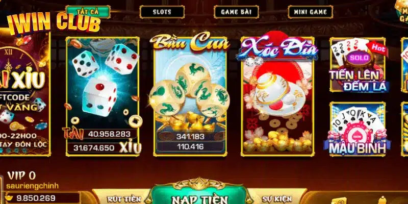 Top game nổi bật trên iWin mà bạn nên thử ngay